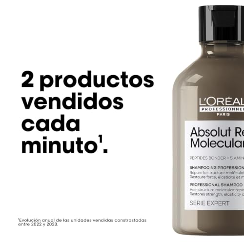 Thumbnail 7 de L'Oréal Professionnel Absolut Repair Molecular, Champú Reparador 300 ml