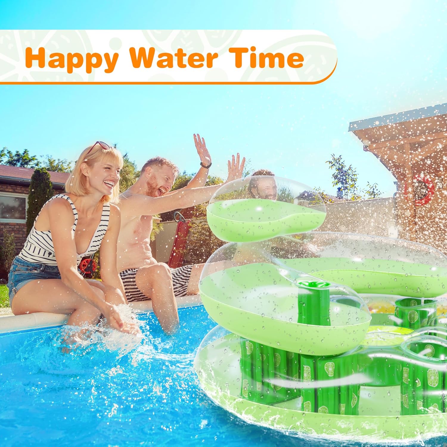 Thumbnail 6 de COOLJOYA Materassino Piscina: Sedia Galleggiante Gonfiabile per Adulti con Portabicchieri