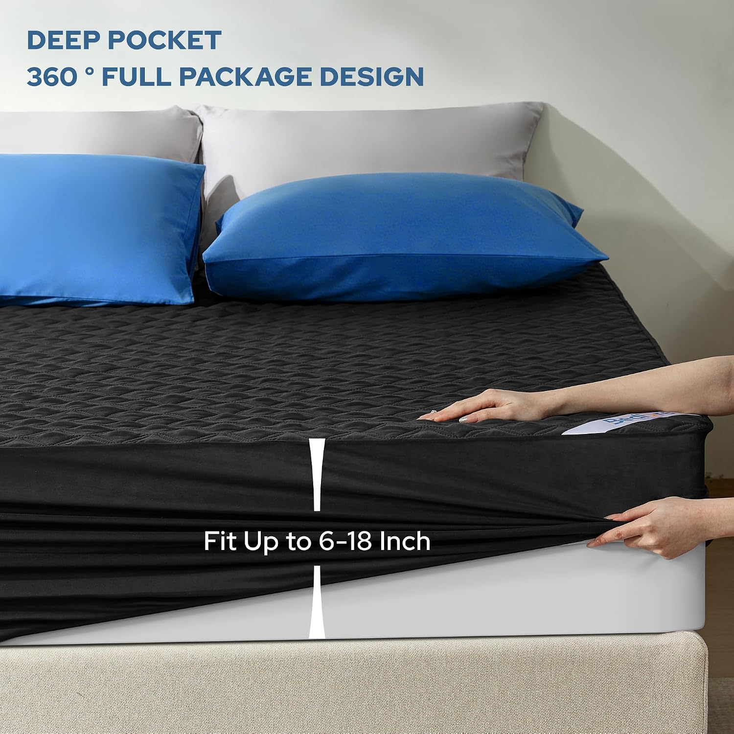 Thumbnail 4 de BEDLORE Waterproof Mattress Protector, Cal King
