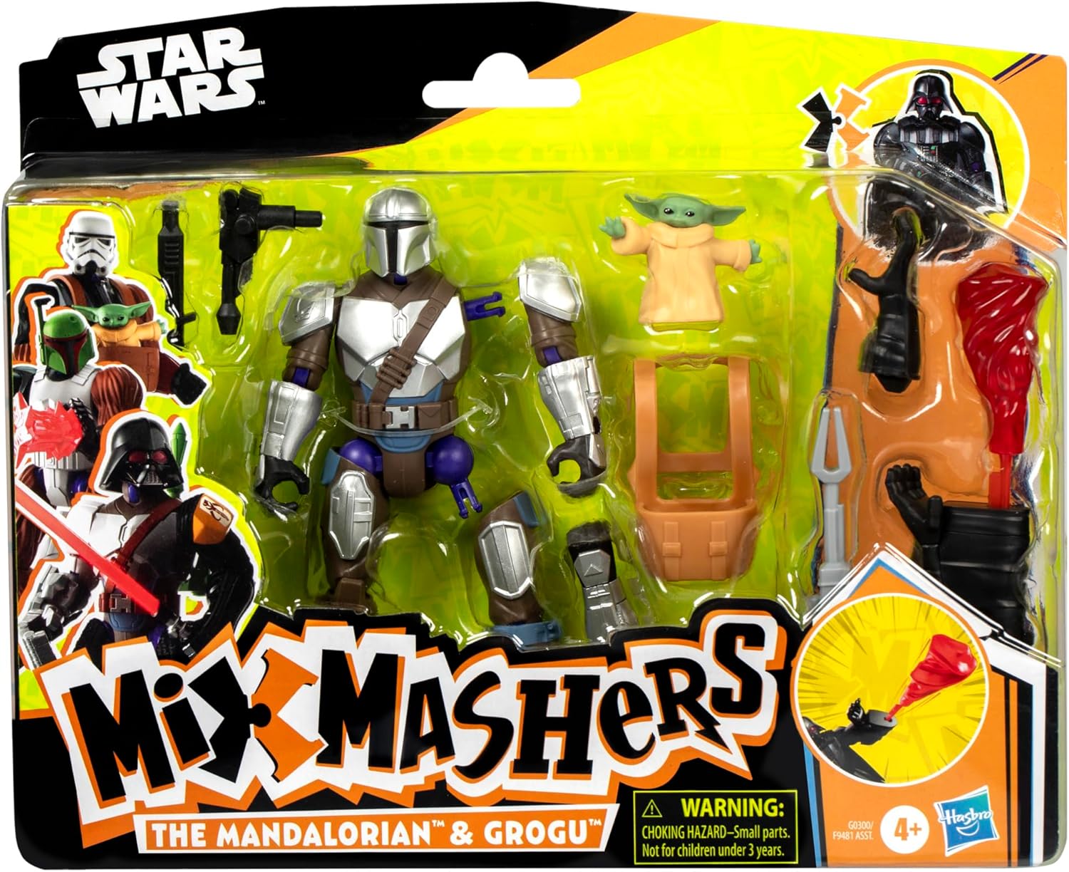 Thumbnail 1 de Star Wars MixMashers: The Mandalorian & Grogu Deluxe Action Figure Set
