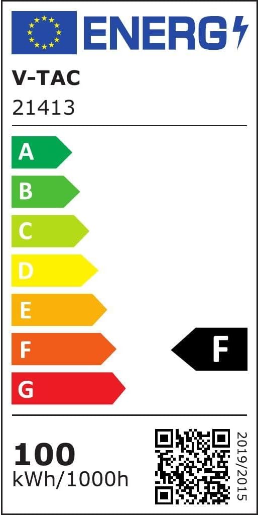 Detalle de V-TAC Faro LED da esterno 100W con chip Samsung, IP65, 8.200 lm (nero)