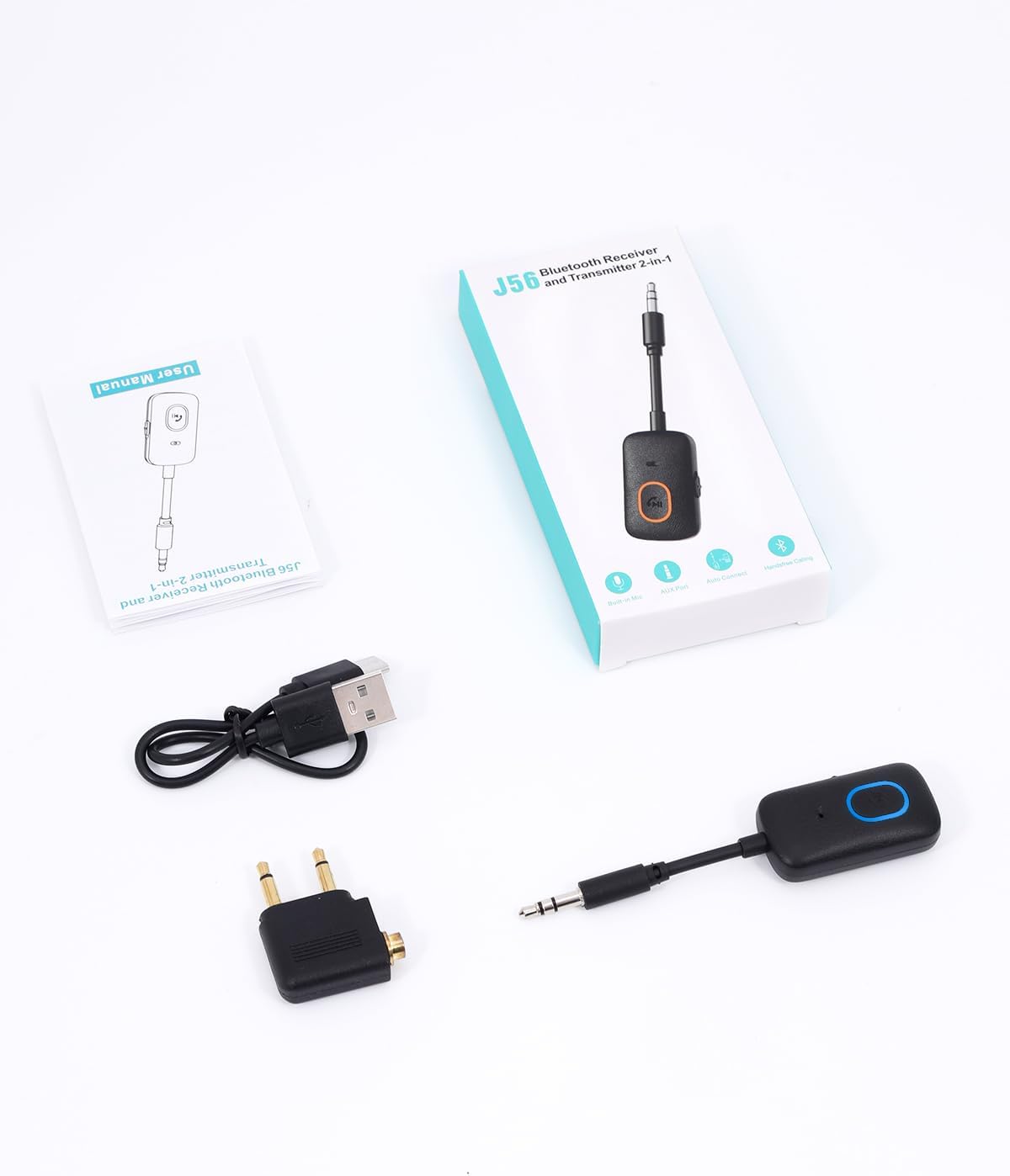 Thumbnail 6 de OQIMAX J56 Bluetooth 5.4 Transmitter Receiver with 3.5 mm AUX