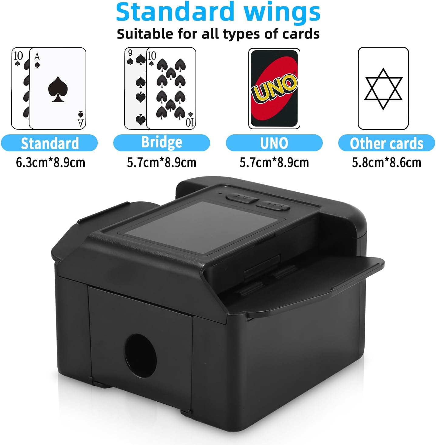 Thumbnail 5 de Zofory Automatischer Kartenmischer – geräuscharm, wiederaufladbar, 2 Kartensätze, 2000 mAh