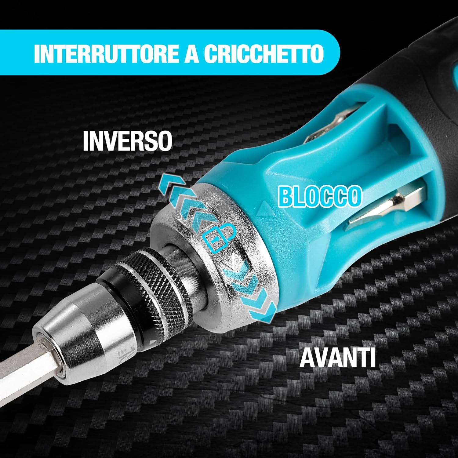 Detalle 2 de DuraTech Cacciaviti 12 in 1: set completo con punte doppia testa e fatto per durare