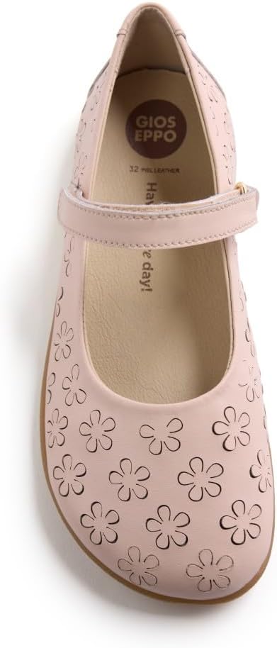 Detalle de GIOSEPPO Fille Iriga Chaussure Baby — Ballerines bébé au design floral et confort naturel
