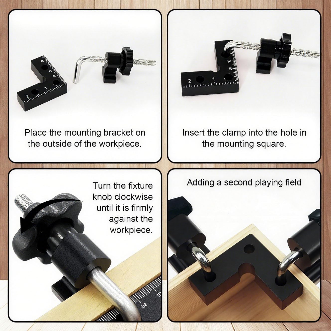 Thumbnail 2 de Winkelspanner 90° Positionierklemme 140 mm
