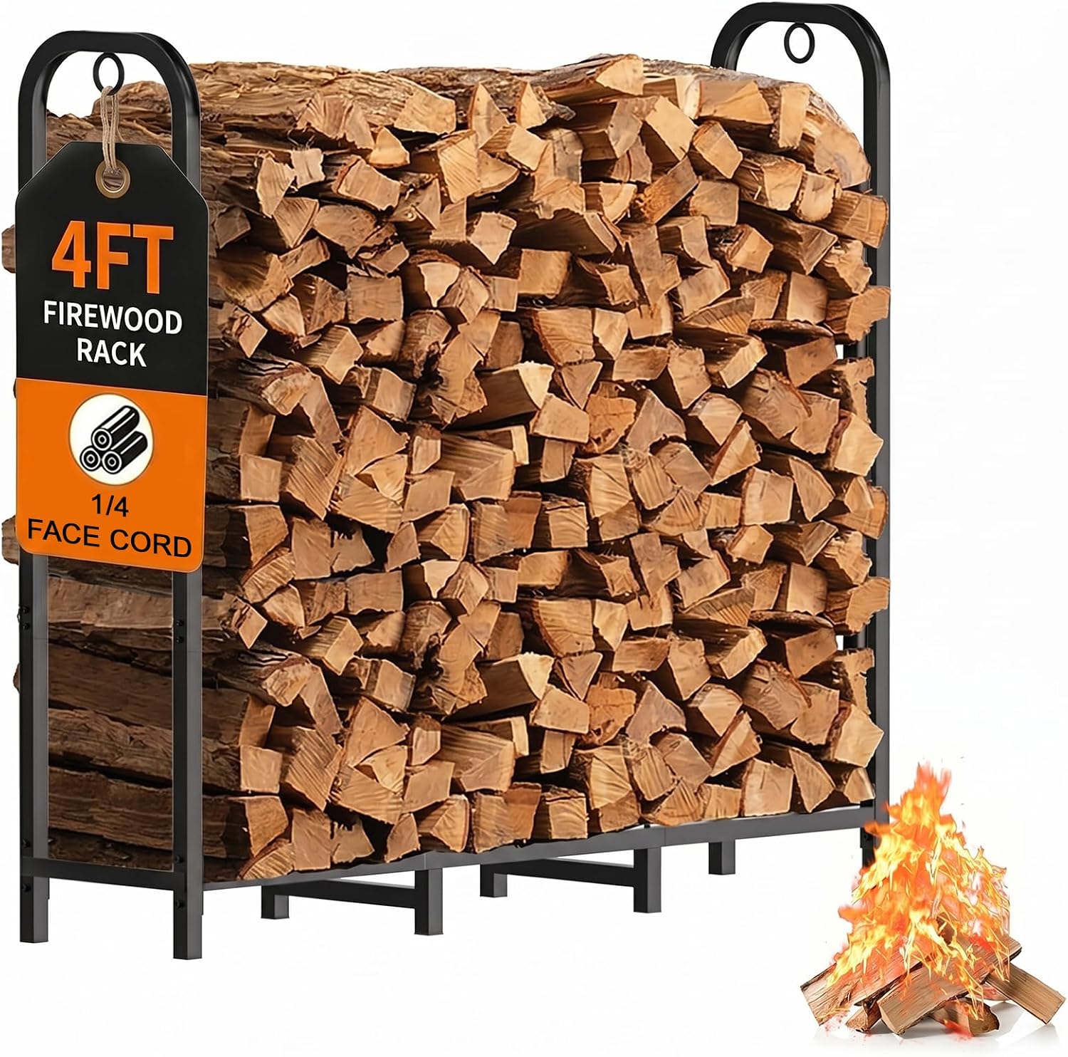 Detalle de Gtongoko Firewood Rack 4FT
