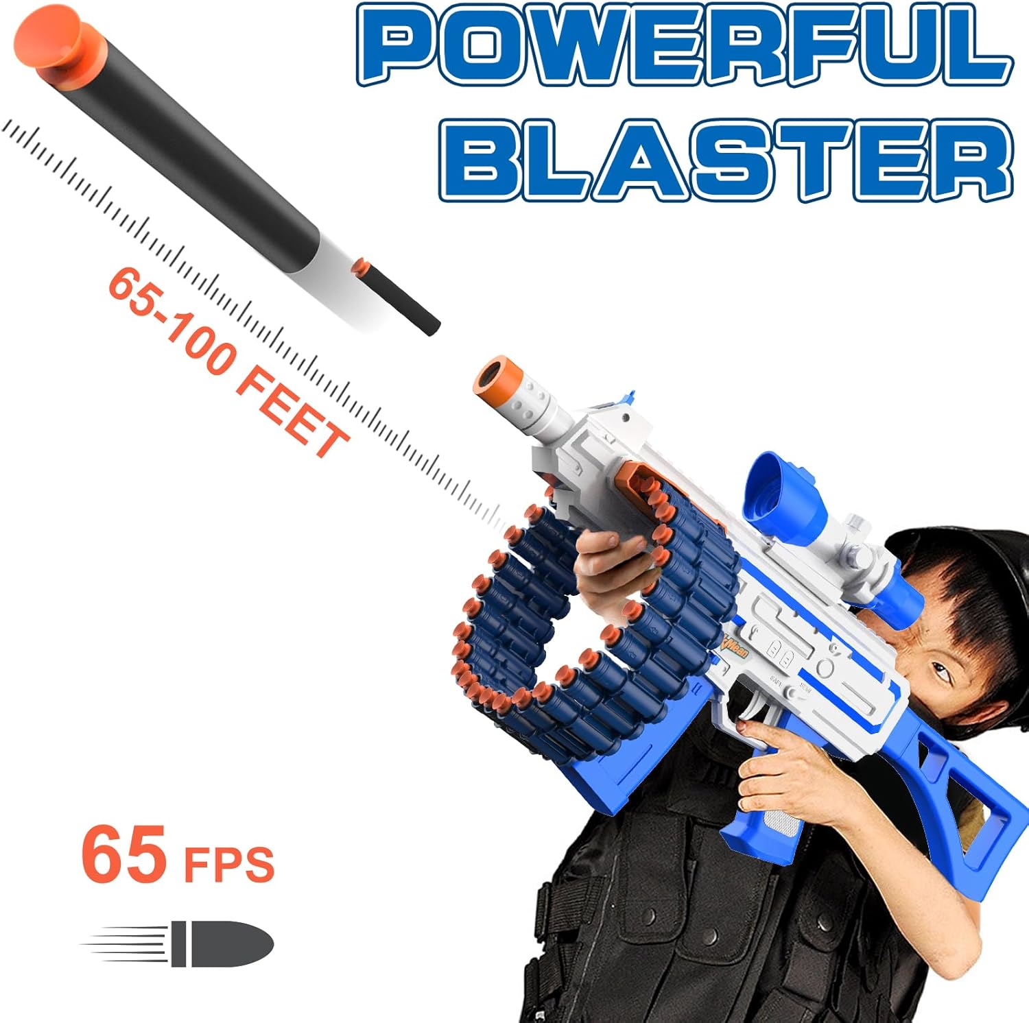 Thumbnail 5 de JakMean Toy Blaster 100 Foam Darts