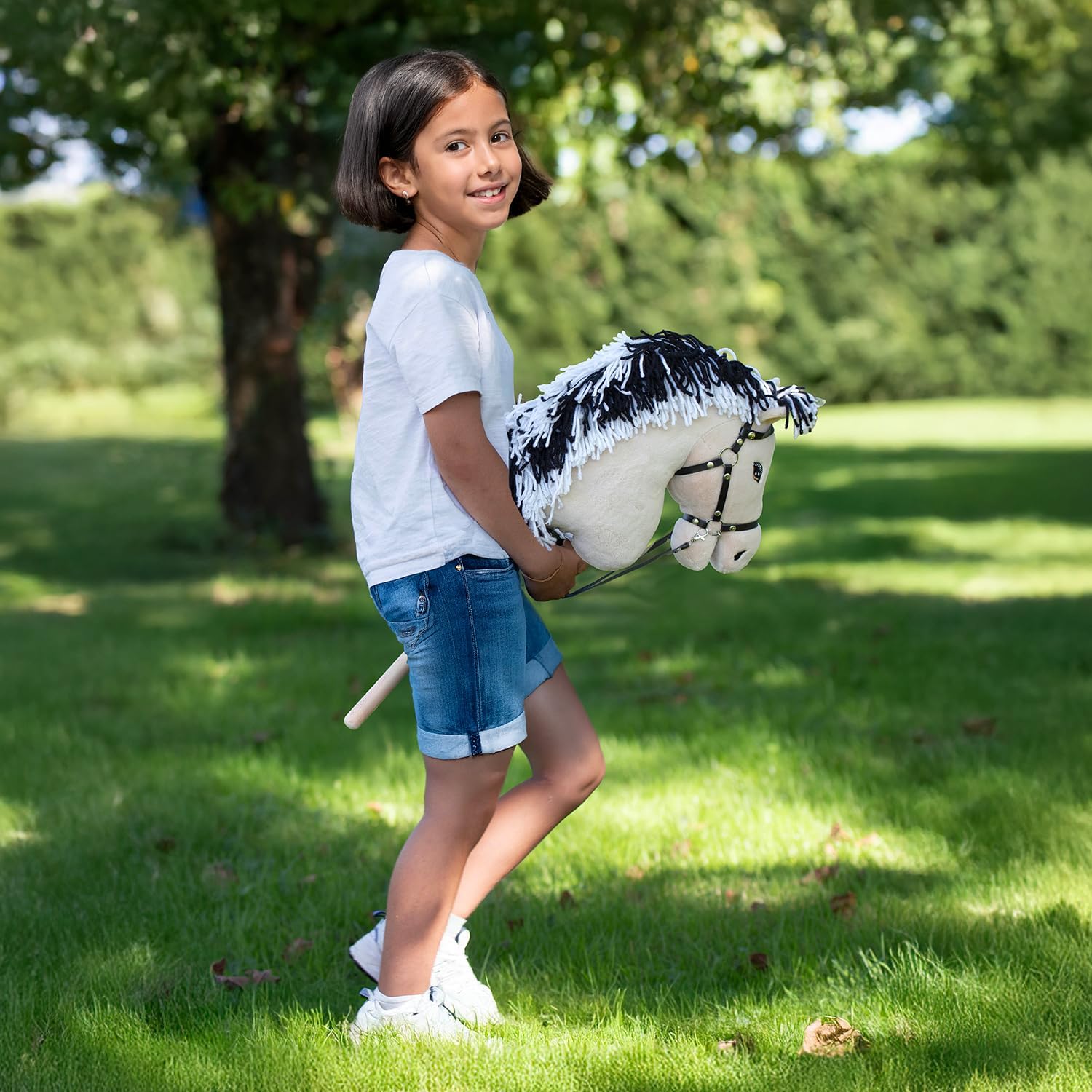 Thumbnail 6 de Hobby Horse Noir A3 Pur Sang – Ensemble complet avec filet, mors et rênes