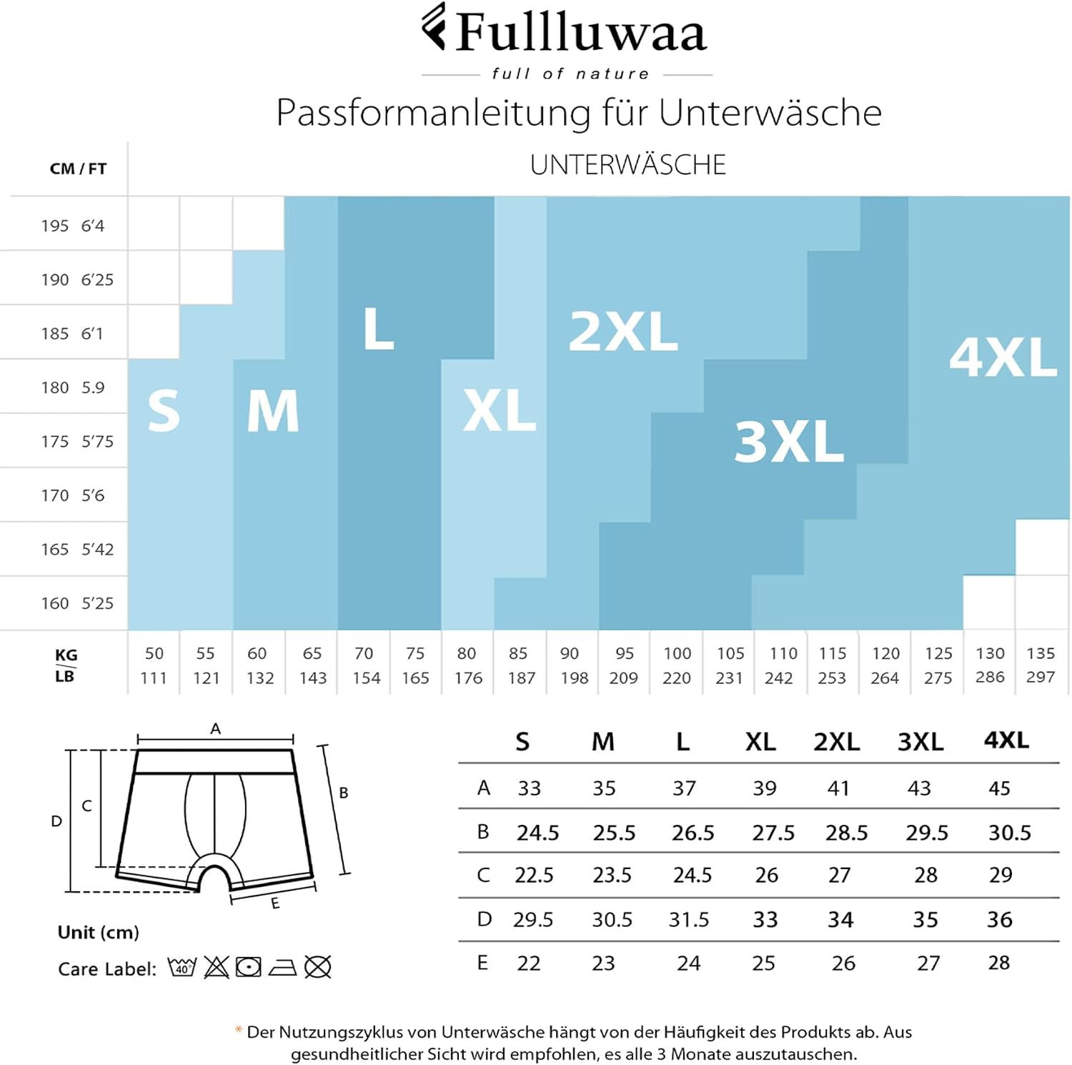 Thumbnail 5 de Fullluwaa Boxershorts Herren 10er Pack