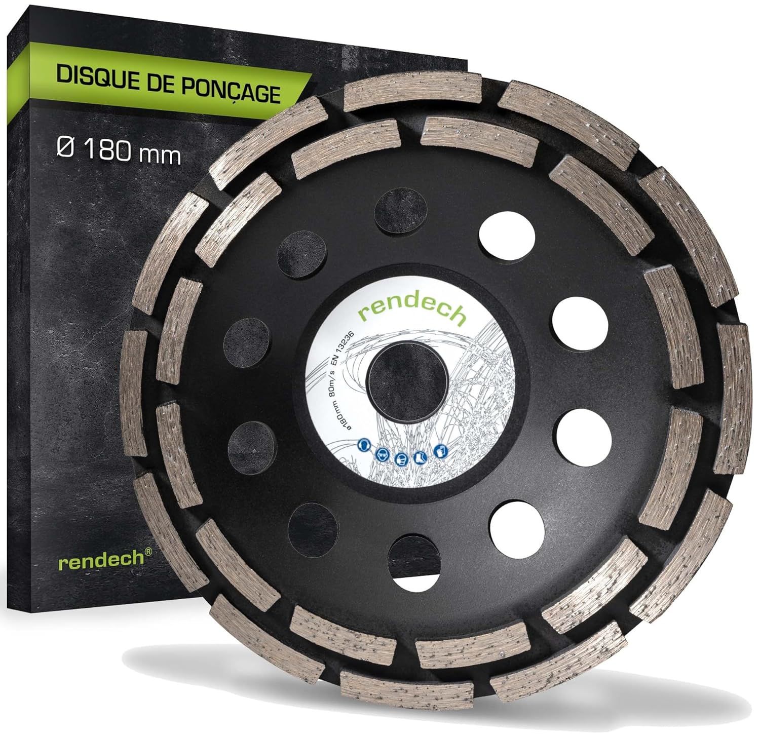 Thumbnail 6 de rendech Meule Diamantée 125 mm pour béton