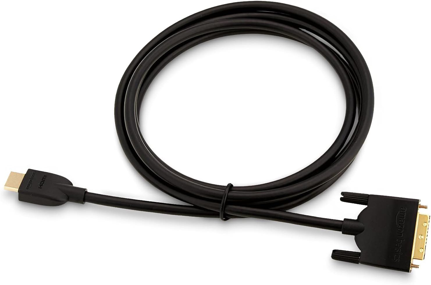 Detalle 1 de Amazonベーシック HL-007347 HDMI-DVI変換ケーブル 双方向 1.8m・1080p対応