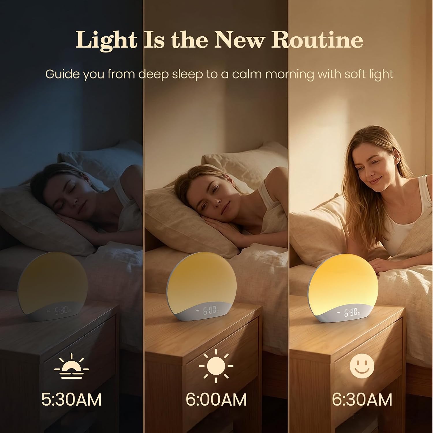 Detalle de REACHER Sunrise Alarm Clock 26 sounds