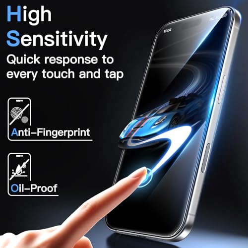 Thumbnail 5 de JETech Pellicola Protettiva per iPhone 16 Pro (3 pezzi) – protezione premium 9H e installazione facile
