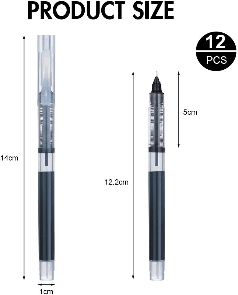 Thumbnail 1 de AUAUY 5719043 gelpennor, 12-pack med rött bläck och 0,5 mm spets