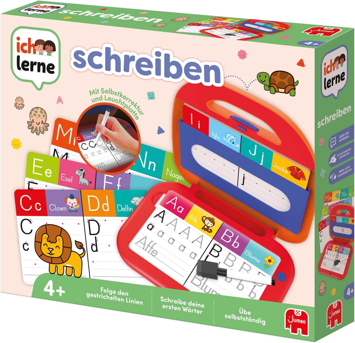 Detalle de Jumbo Ich lerne schreiben – Lernspiel für Kinder ab 4 Jahren