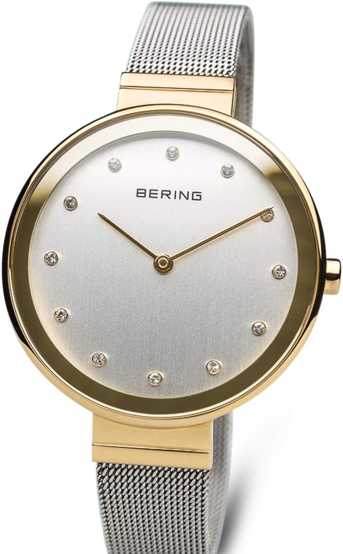 Thumbnail 1 de BERING Donna Analogico Quarzo Classic – Orologio con Cinturino in Acciaio Inossidabile e Vetro Zaffiro, 34 mm