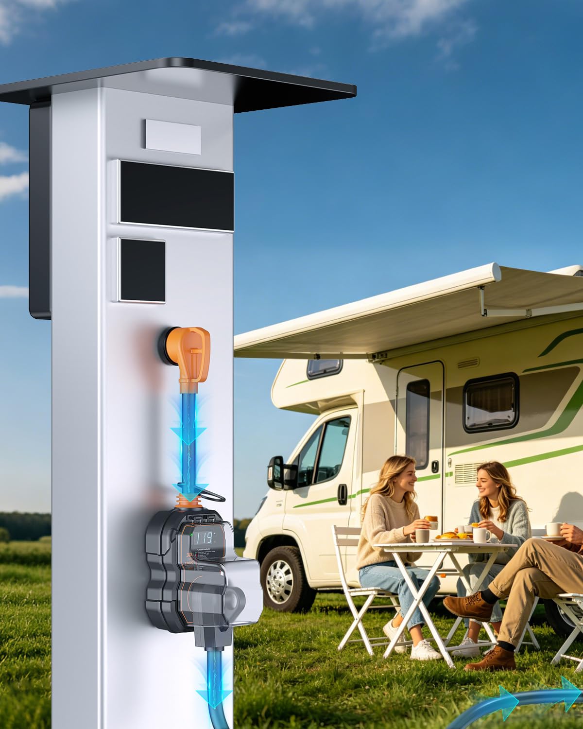 Thumbnail 5 de GEARGO 3rd-Gen 30 Amp RV Surge Protector with LED Display