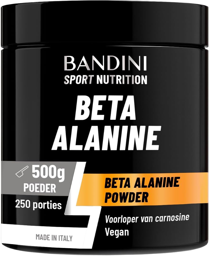 Detalle de BANDINI Beta Alanine poeder 500 g – 99% zuiver, vegan en smaakneutraal