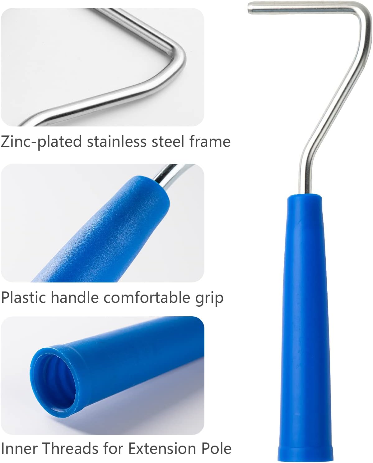 Thumbnail 3 de Mister Rui 2 Inch Paint Roller Set (50.8mm) – Mini Roller Kit with Soft Microfibre Covers