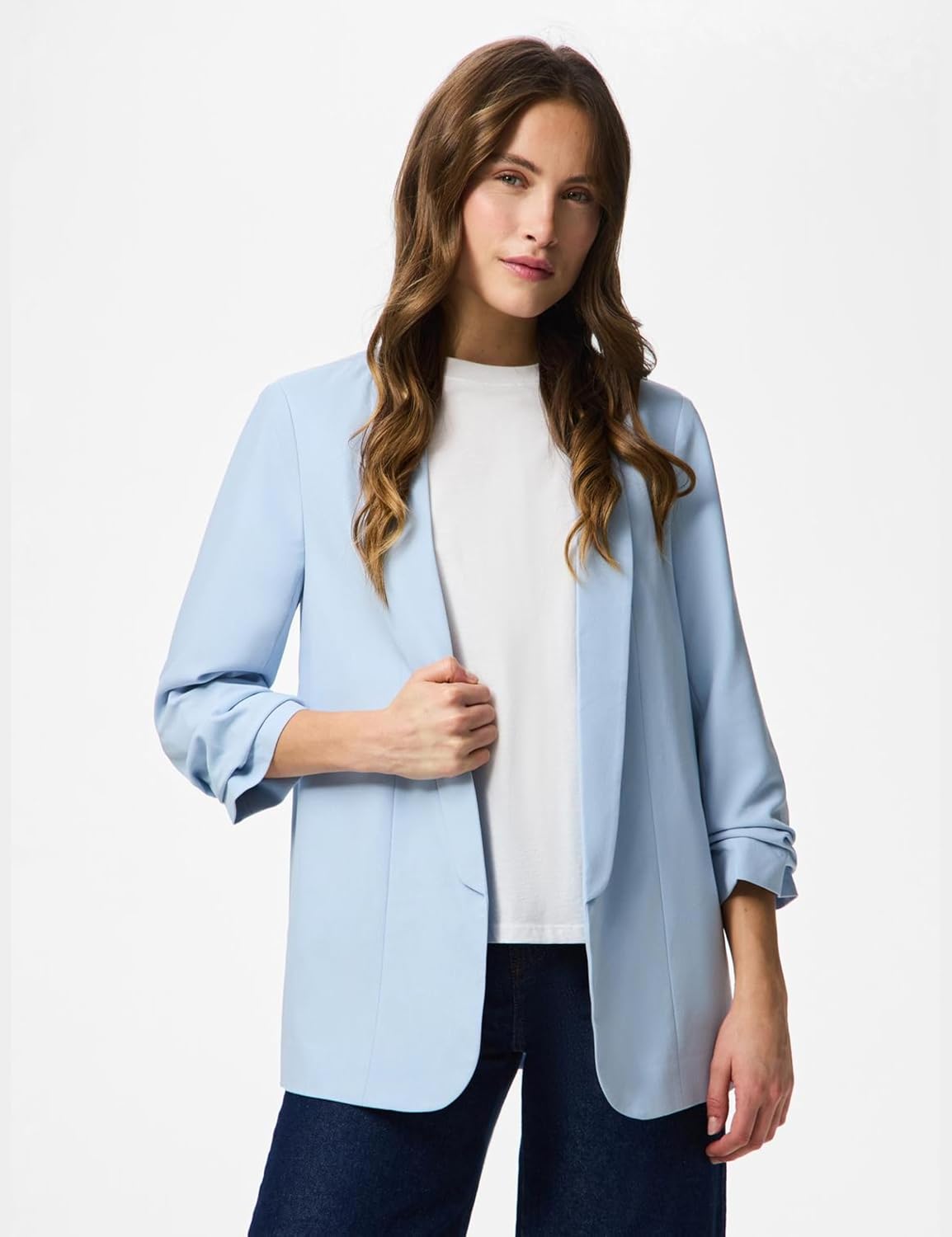 Detalle de PIECES Blazer PCBOSELLA – Damenblazer mit Reverskragen, Regular Fit