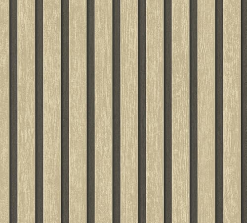 Detalle 1 de A.S. Création Papel pintado efecto madera 0,53×10,05 m