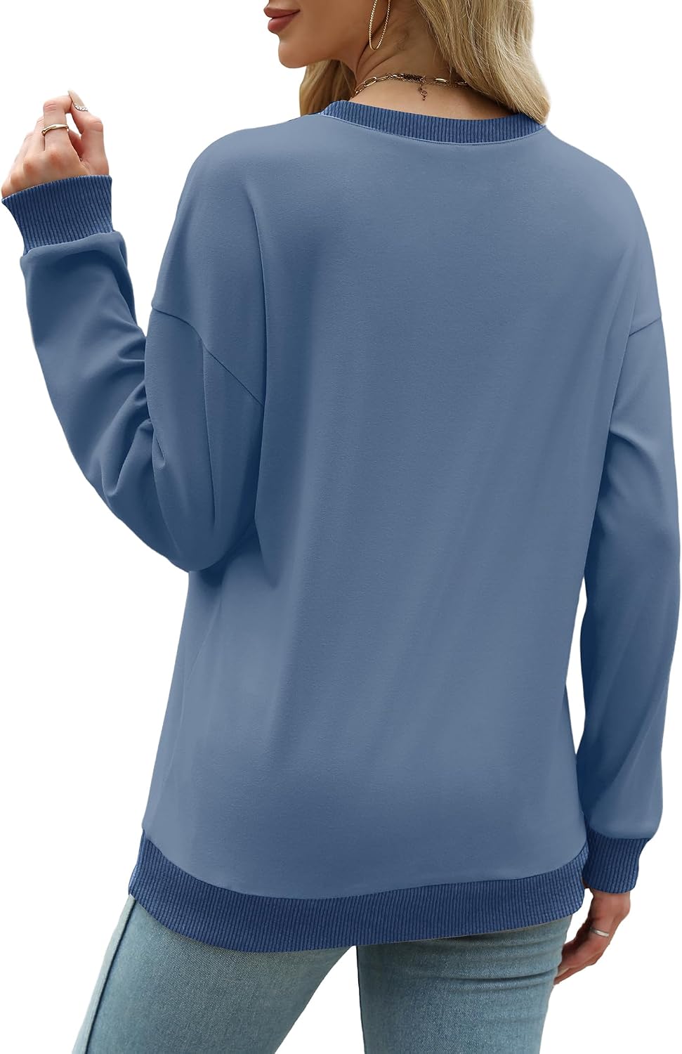 Detalle 2 de Saloogoe Women's Sweatshirt Crewneck