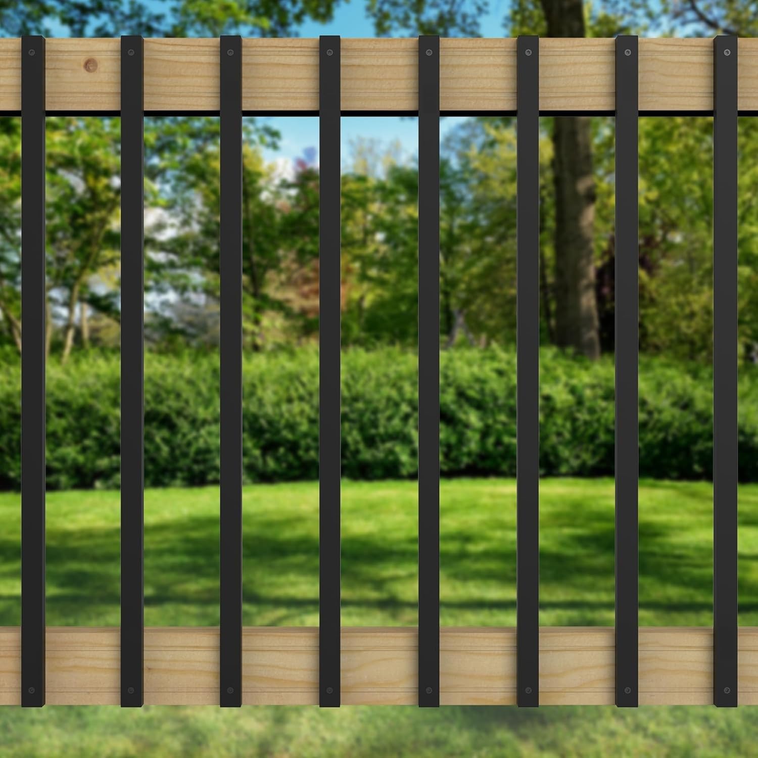 Detalle 2 de HZIU Deck Balusters, 25-Pack 32.25-Inch Stainless Steel Side-Mount Spindles