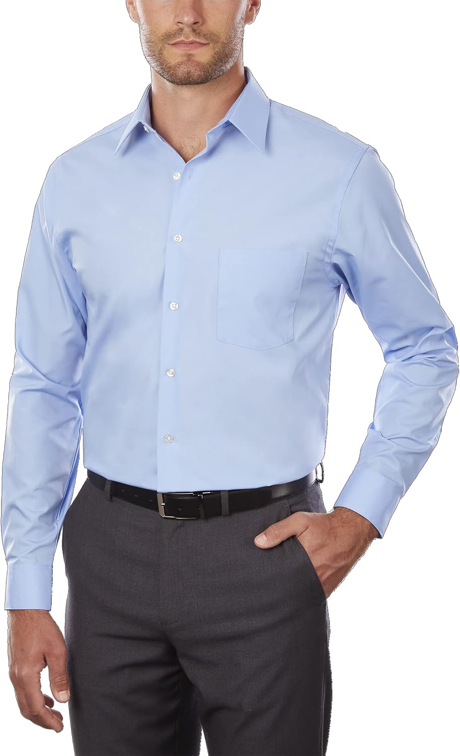 Thumbnail 2 de Van Heusen Men’s Regular Fit Poplin Solid Dress Shirt