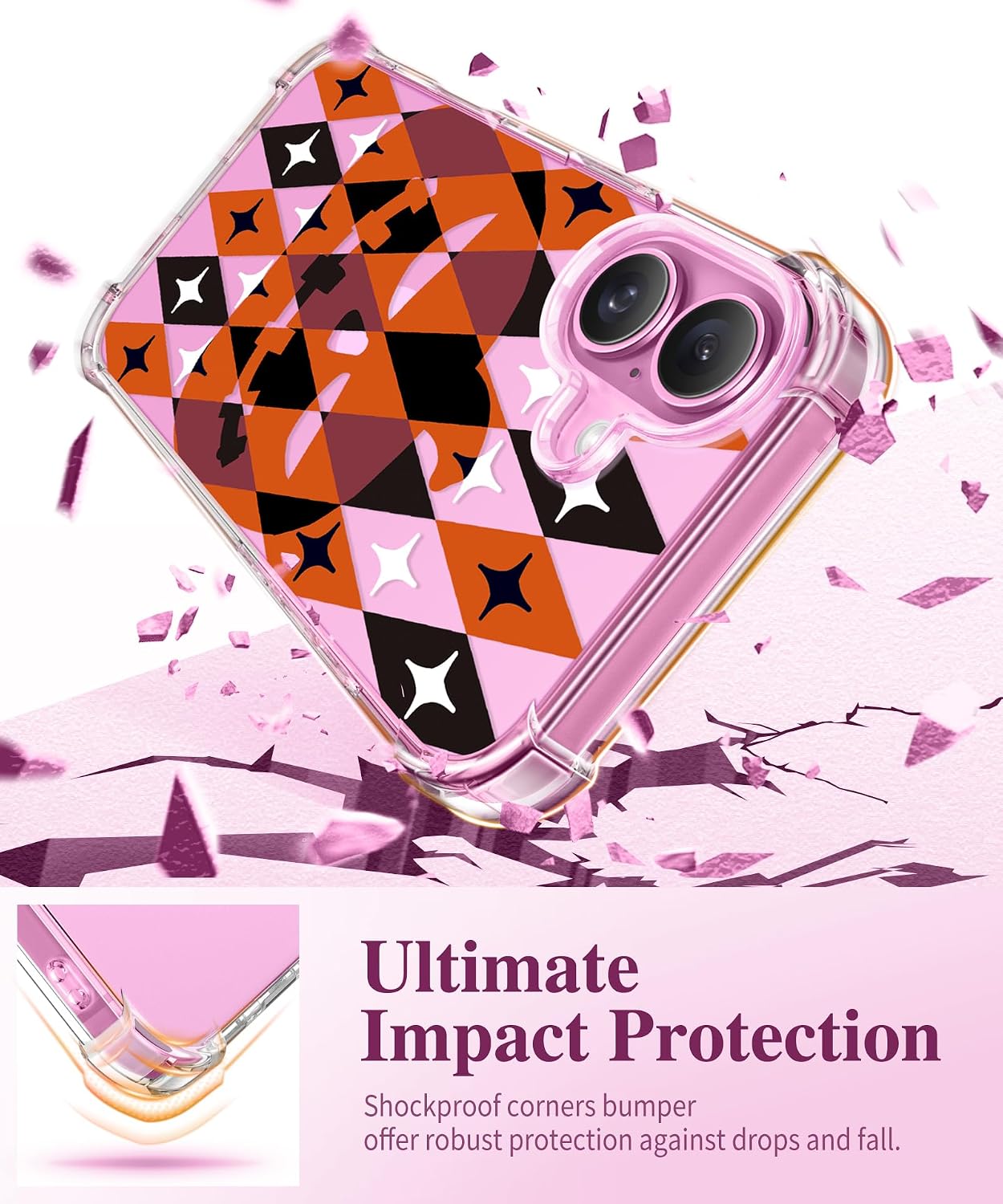 Detalle 2 de GVIEWIN iPhone 16 Case 6.1-inch