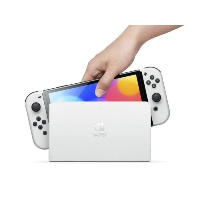 Detalle de Nintendo Switch OLED Blanca