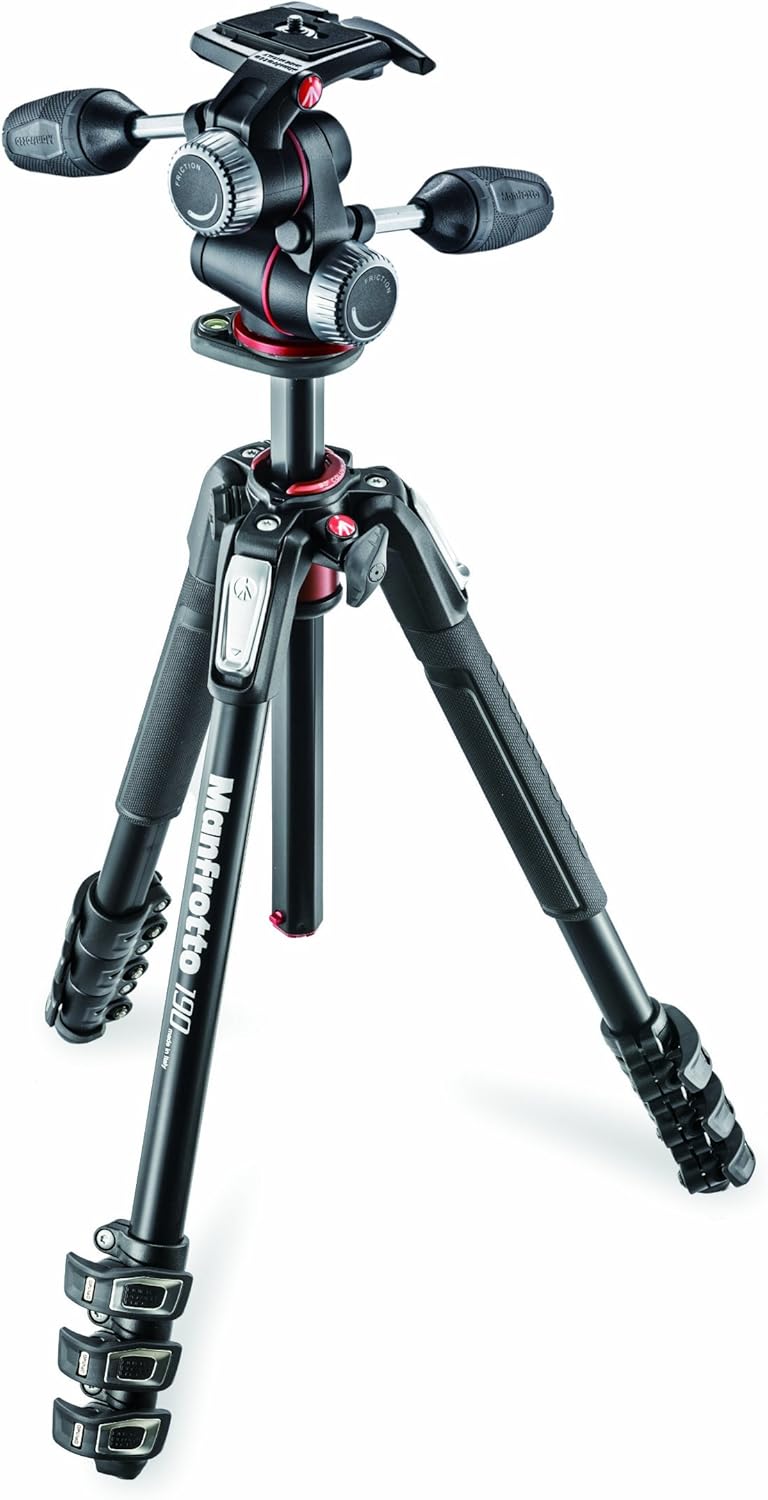 Thumbnail 6 de Manfrotto MK190XPRO4-BHQ2 Aluminium-Stativ mit XPRO Kugelkopf & 200PL Schnellwechselplatte – 4-teiliges Profi-Stativ für DSLR & spiegellose Kameras