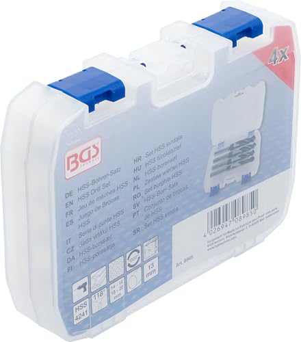 Thumbnail 4 de BGS 8985 | Juego de Brocas HSS de 4 Piezas 🛠️