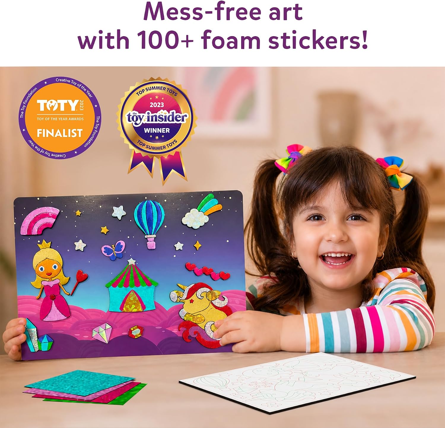 Detalle 2 de Skillmatics Foil Fun Ages 4+ 🎨