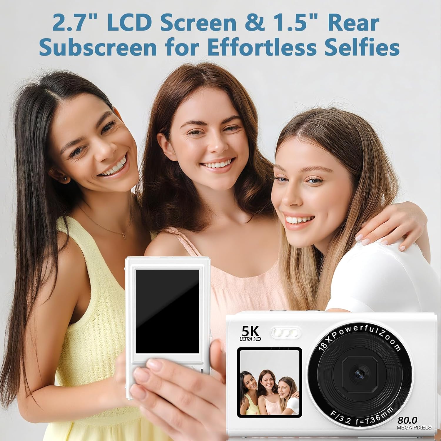 Thumbnail 2 de Digital Camera 5K 80MP vlogging camera