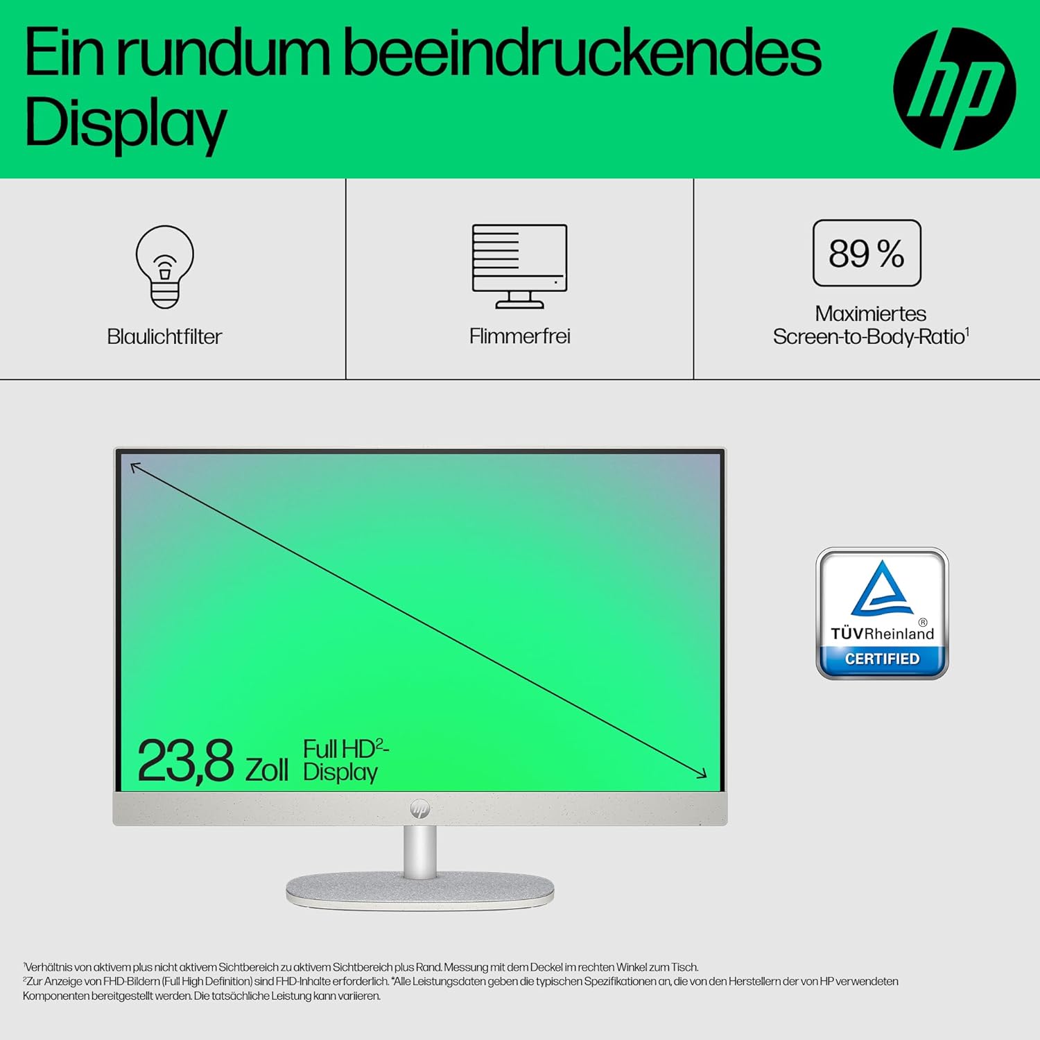 Thumbnail 6 de HP All-in-One PC mit 23,8" FHD-Display, Intel Core i5-1335U, 16 GB RAM, 512 GB SSD und Windows 11 Home (weiß)