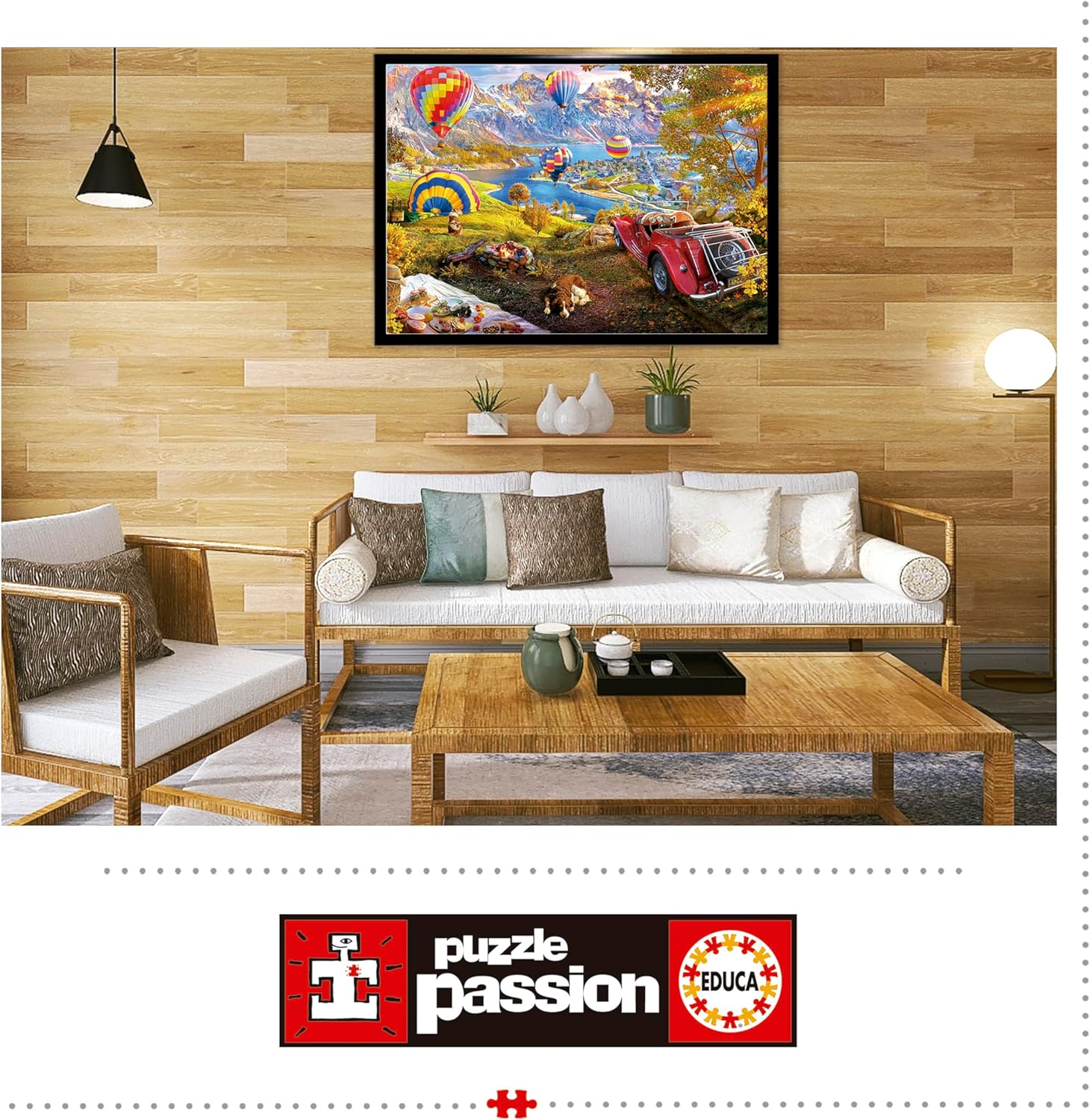 Thumbnail 3 de Educa Puzzle adulte 3000 pièces Vallée des Montgolfières (120 x 85 cm)