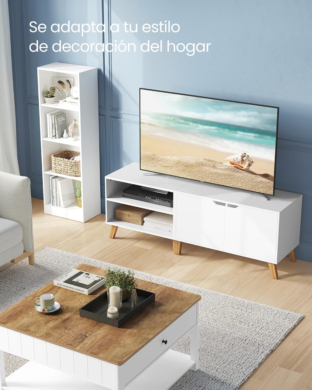 Thumbnail 2 de VASAGLE LTV027T46 Mueble TV 140 cm para 60