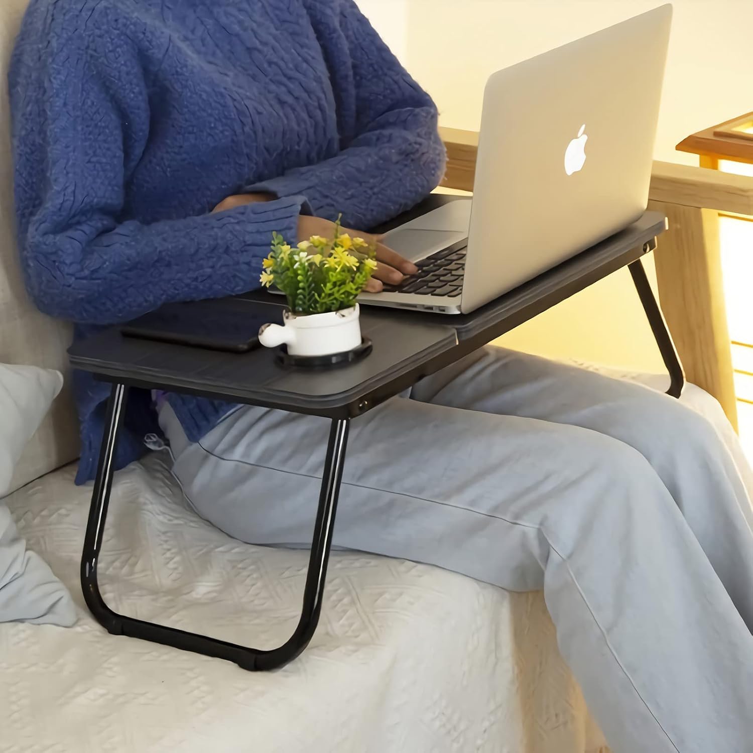 Thumbnail 6 de Laptop Desk Foldable Bed Table 32x64 cm