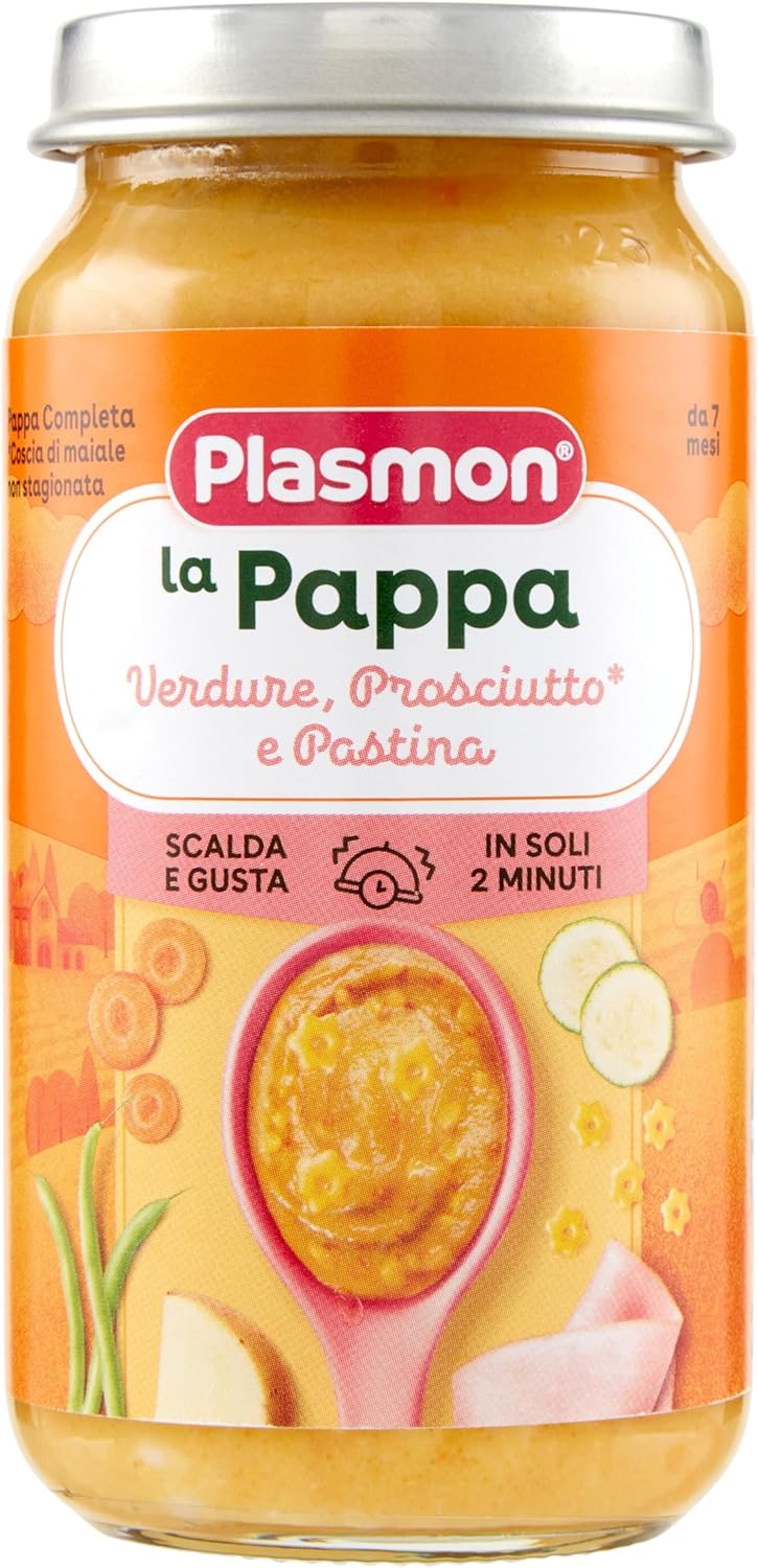 Plasmon La Pappa - Verdure, Prosciutto e Pastina 6x200g