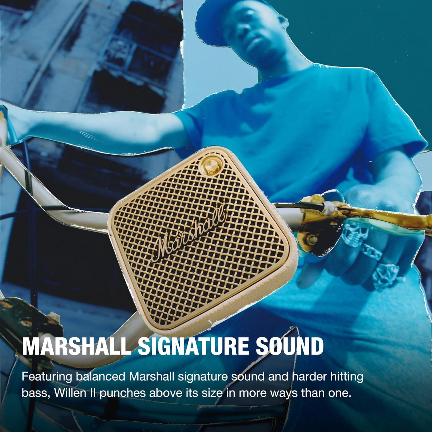 Detalle 2 de Marshall Willen II Bluetooth Portable Speaker (Cream)