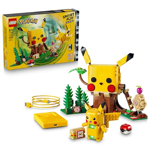 Detalle de LEGO Pokémon SMART Play Trainingshaus mit Pikachu (72164) – interaktives All-in-1 Spielset