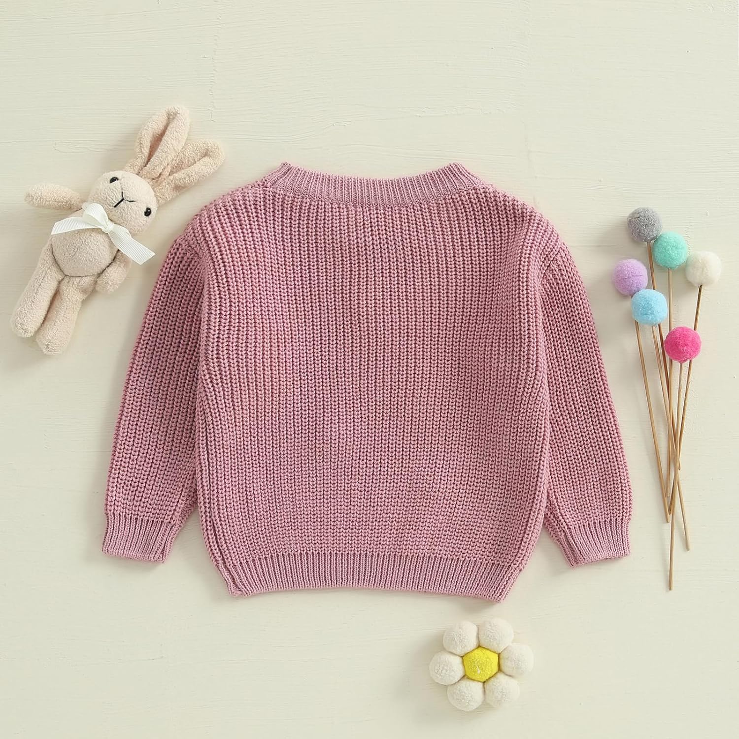 Thumbnail 2 de Geagodelia Girl Easter Spring Knit Sweater for Baby & Toddler