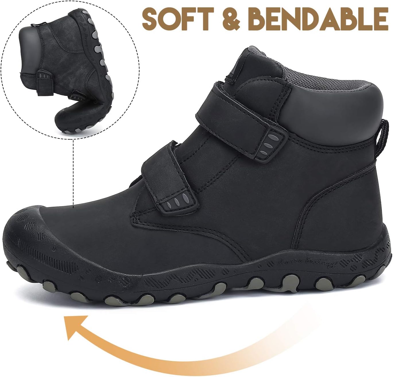 Thumbnail 3 de Mishansha Kids Hiking Boots: Water-Resistant, Anti-Collision Non-Slip Outdoor Footwear for Toddlers and Kids