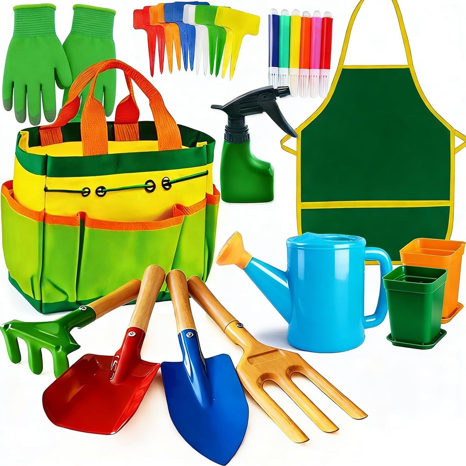 Thumbnail 6 de Paint & Plant Flower Growing Gardening Kit with 3 Pots for Kids