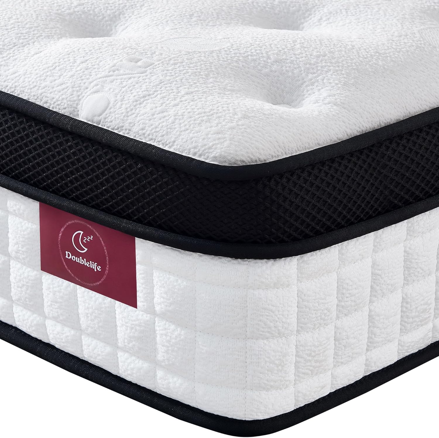 Thumbnail 6 de Doublelife Small Double Mattress 4FT (120x190x25cm) Gel Memory Foam + 9-Zone Pocket Springs