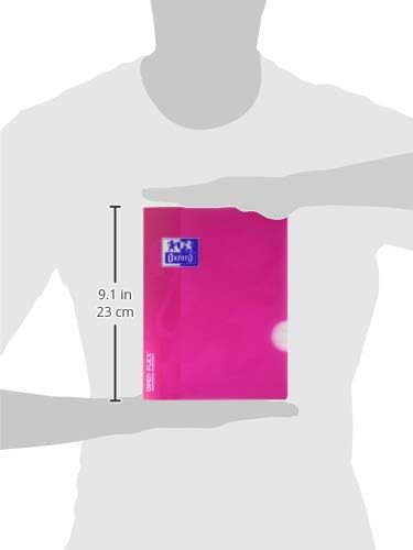 Detalle de Oxford Openflex A5-48h Pauta2,5 anteckningsbok med plastomslag