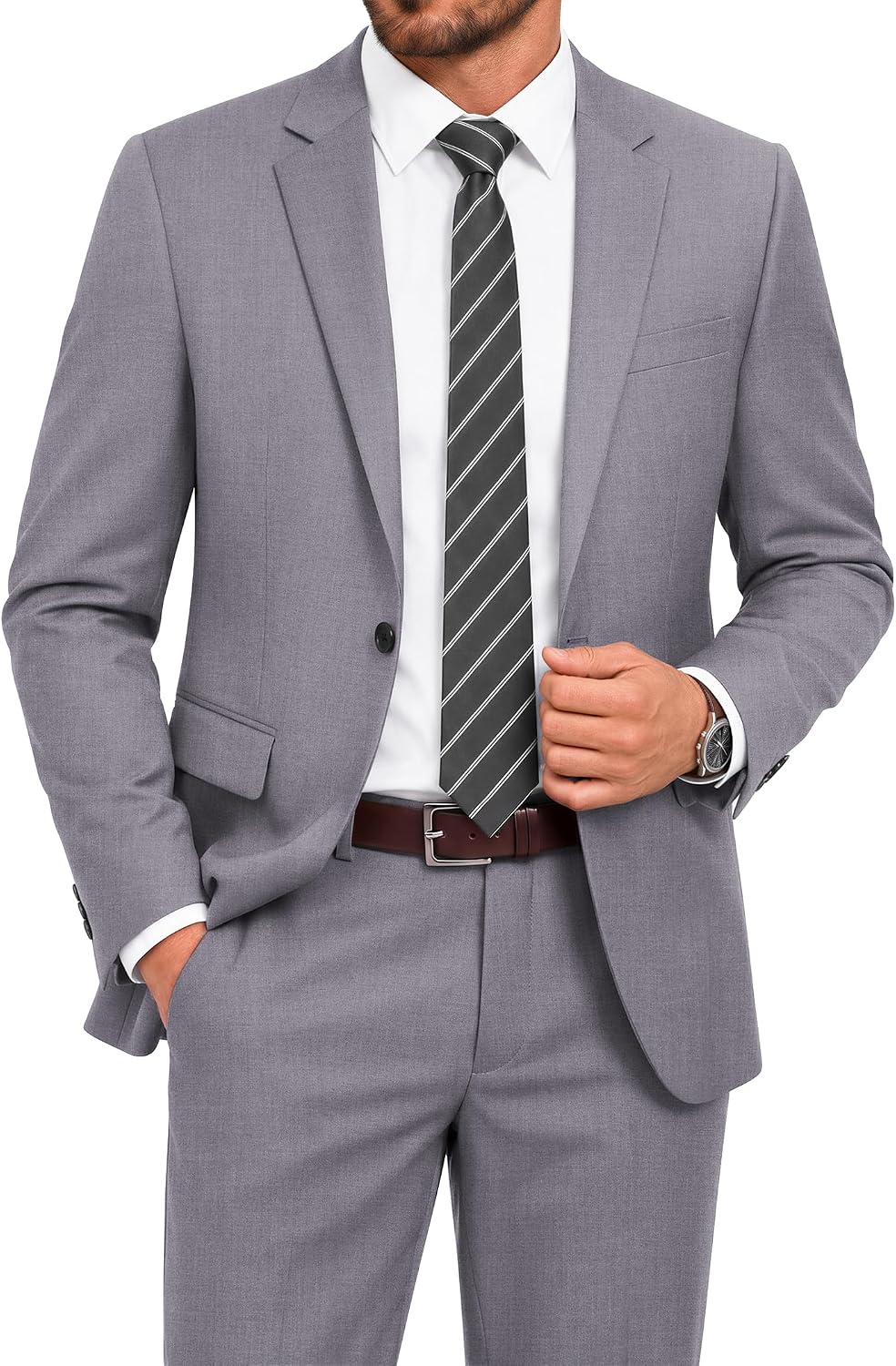 Detalle de COOFANDY Men's Suit Set, 2-Piece