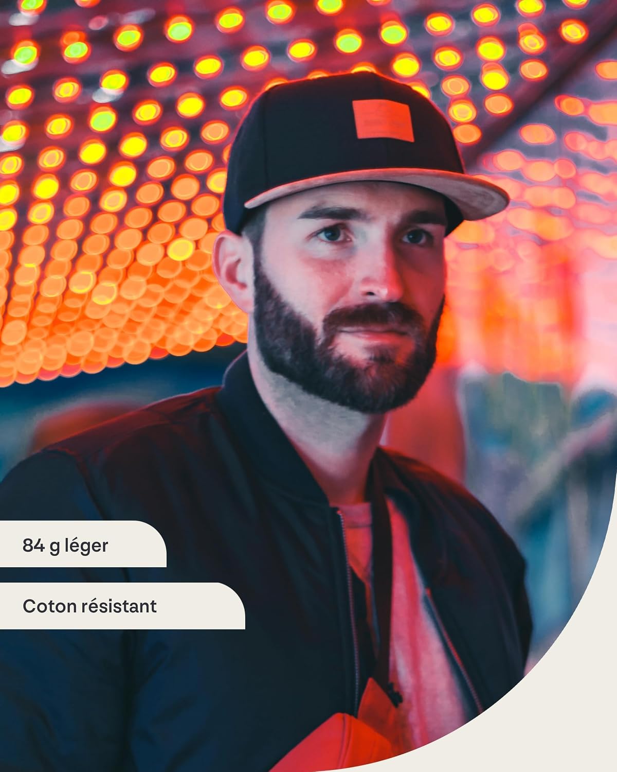 Thumbnail 6 de Johnny Urban casquette snapback Dean unisexe à 6 panneaux, ajustable avec badge logo