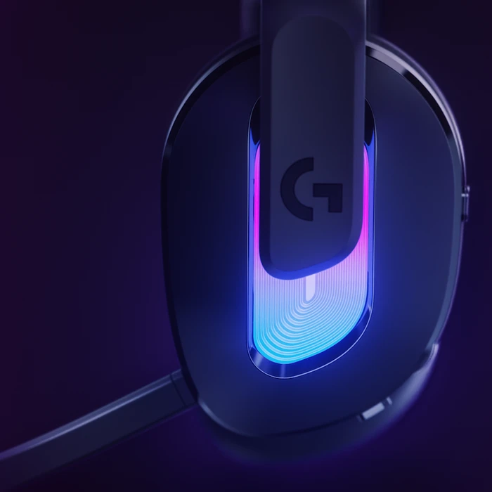 Detalle 2 de Logitech G522 Lightspeed Kabelloses Gaming-Headset Schwarz – kabellos, RGB, Surround Sound